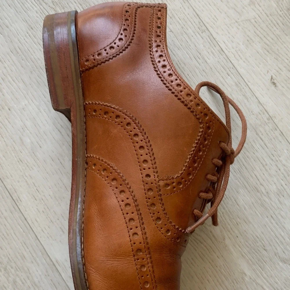Cole Haan Leather Mens Shiny‎ Oxfords